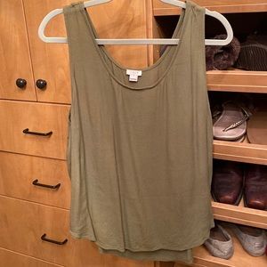 J crew factory green tank